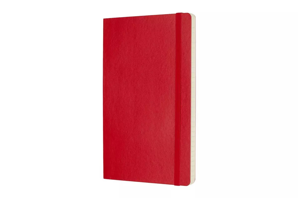 Een Moleskine Ruled Soft Cover Notebook Large Scarlet Red koop je bij Moleskine.nl